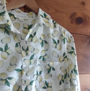 beachlunchlounge Lemon Button Shirt S
